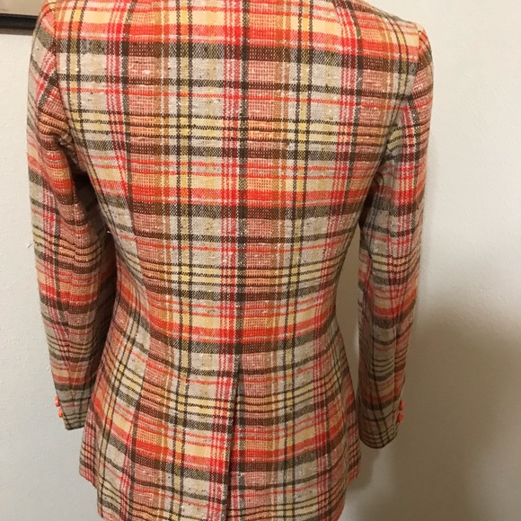Vintage Young Pendleton Plaid Blazer - Picture 5 of 8